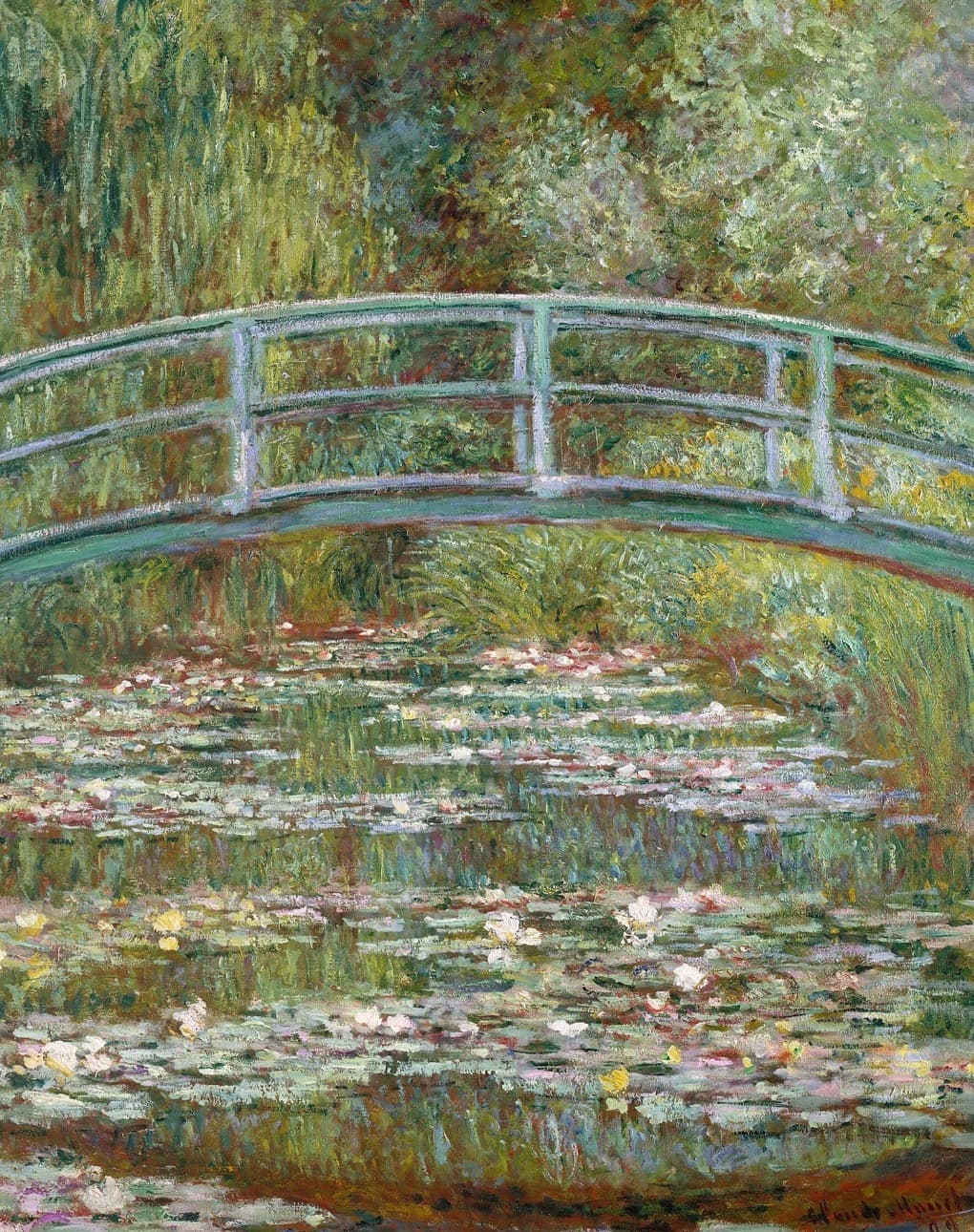 Bridge over a Pond of Water Lilies, Claude Monet, 1899